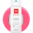 Миска-непроливайка WAUDOG Silicone, рожева, 1000мл