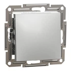 1-клавишный проходной выключатель Schneider Electric Asfora 10A Серебристый (EPH0400161)