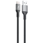 Кабель зарядний Proove ReGen USB to Type-C 27W 1м силіконовий Чорний