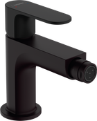 Смеситель hansgrohe Rebris S для биде, черный матовый 72210670 со сливным гарнитуром