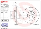 Гальмівний диск 09.A921.11 Brembo (09A92111)