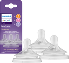 Набор сосок Philips Avent Natural SCY960/03 Natural Естественный Поток 3 шт (SCY960/03) (8720689034890)