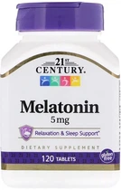 Мелатонин 21st Century 5mg