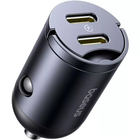 Автомобильная зарядка Baseus Tiny Star Mini 30 Вт Type C с поддержкой быстрой зарядки PD QC Черный (C00035001121-03)