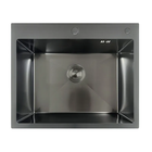 Мойка Mixxus MH6050 Decor Nano-Black из нерж. стали (цвет графит) (MX1934)