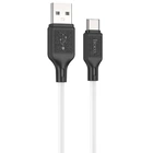 Дата кабель HOCO X90 Cool silicone USB to Type-C (1m) (White) (199124)