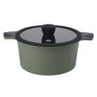 Кастрюля RINGEL Zitrone Olive RG-2108-24/1/OL (4.2л/24см)