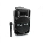 Колонка портативна Su-Kam BT 100D + 1 бездротовий мікрофон (12v/220v)