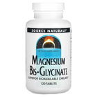 Магний Source Naturals Magnesium BisGlycinate 120 табл.