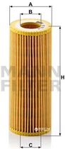 Фильтрующий элемент масляного фильтра MANN-FILTER HU 721/4x