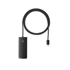USB-хаб Baseus Lite Series 4-Port Type-C HUB Adapter (Type-C to USB 3.0*4 ) 1m Black (WKQX030401)