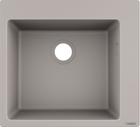 Мойка для кухни hansgrohe S51 S510-F450, Concrete Grey 43312380