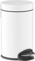 Ведро для мусора hansgrohe AddStoris 41775700 с педалью, белый матовый
