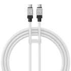 Кабель Baseus CoolPlay Series Fast Charging Cable Type-C to Type-C 100W 1 метр White (CAKW000202)
