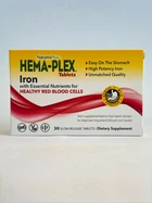 Комплекс із залізом у таблетках Natures Plus Hema-Plex Iron 30 таблетокв упаковці (VMD-1206498)