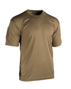 Футболка Mil-Tec швидкосохнуча XL Quick Dry T-shirt Coyote (11081019-905-XL)