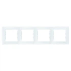 Рамка 4-місна горизонтальна Sedna Design білий SDD311804 Schneider Electric