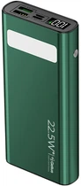 УМБ Gelius Lightstone GP-PB300i 20000mAh QC+PD 22.5W Green (2099900990335)