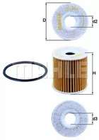 Фільтр оливи SMART FORTWO, MAHLE/KNECHT (OX346D)