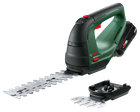 Аккумуляторные кусторезы-ножницы для травы Bosch AdvancedShear 18V-10 (0600857000) АКБ 2Ач и ЗУ