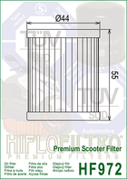 Фільтр масляний Hiflo Filtro HF972 (Suzuki, Yamaha, SYM)