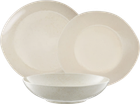 Serwis obiadowy Ambition Organic dla 6 osob bezowy 18-elementowy (5904134202062) (955555909526343) - Outlet