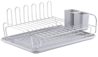 Suszarka do naczyn Zeller ze stali chromowanej Srebrna (4003368272702) (955555908449521) - Outlet