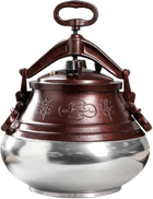 Афганский казан комбинированный Rashko baba M 12 л Коричнево-серебристый (745314140270)