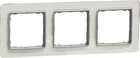 Рамка 3-постова Schneider Electric Sedna Design Штучне Біле скло SDD360803