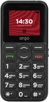 Мобильный телефон ERGO R181 Dual Sim Black простой кнопочный 1.77 дюйма 1000 мА·ч
