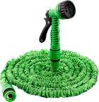 Шланг cадовый Voltronic KY-300G 8.8-30 м/100 ft Green + распылитель, насадка на кран, Box (YT40160)