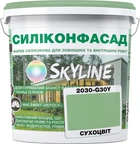 Цветная фасадная Силиконовая краска SkyLine Силиконфасад 2030-G30Y Сухоцвет 10 л (4821044017580)