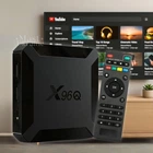 Смарт ТВ приставка Android 11.0 2/16Gb Allwinner, медиаплеер для телевизора с поддержкой WiFi, HDMI, USB, Ethernet, 4K, YouTube, Google Play, TV Box комплект с пультом, кабелем HDMI и блоком питания Черный X96Q-Black