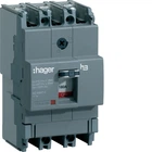 Автоматический выключатель Hager x160, In=160А, 3п, 18kA (HDA160L)