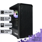 Рабочая станция PowerUp Desktop #405 Core i5 13400F / 32 GB / SSD 1TB / NVIDIA Quadro P2000 5GB специализированная вычислительная графическая система для архитекторов и инженеров