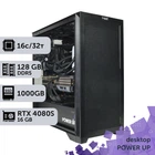 Рабочая станция PowerUp Desktop #487 Ryzen 9 9950x / 128 GB / HDD 6 TB / SSD 1TB / GeForce RTX 4080 Super 16GB специализированная вычислительная графическая система для архитекторов и инженеров