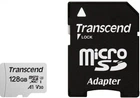 Карта пам'яті Transcend 128 GB microSDXC UHS-I U3 300S + SD Adapter TS128GUSD300S-A