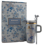 Термос термочашка Stanley Quencher H2.0 Tumbler з нержавіючої сталі 0,59 л Everblooming Rosettes KT6007861