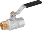 Кран шаровой Kroner 3/4" ВН PN40 с ручкой никелированный (CV033217)