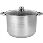 Каструля з кришкою Kamille KM-5406 15.5 л 30 см срібляста