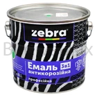 Емаль антикорозійна ZEBRA 3в1 серія Кольчуга 2 кг 36 зелена смарагдова