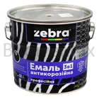Емаль антикорозійна ZEBRA 3в1 серія Кольчуга 2 кг 88 темно-коричнева