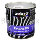 Емаль антикорозійна ZEBRA 3в1 серія Кольчуга 0,7 кг 18 темно-сірий