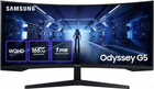 Монитор 34" Samsung Odyssey G5 C34G55T (LC34G55TWWIXCI) WQHD / VA 1000R Curved / 165Hz / 1ms / 8-Bit / DisplayHDR 10 / G-Sync Compatible / FreeSync Premium / Black eQualizer / Picture-by-Picture