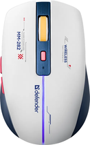 Миша Defender Dila MM-282 LED Wireless White-Blue (4745090825435)