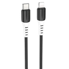 Дата кабель HOCO X82 Silicone Type-C to Lightning 20W (1m) (Black) (230157)