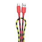 Дата кабель HOCO X116 Meridian USB to Type-C 3A (1m) (Gradient Red Mix) (228985)