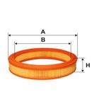 Повітряний фільтр WIX FILTERS WA6492 0K93013Z40, 1378060A00DOM, AY120MA014