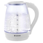 Электрочайник Satori SGK-4105-WT 1.8 л 1500 Вт, стильный электрический чайник, чайники с подсветкой