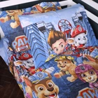 Простынь MirSon полуторная 150x220 см 17-0803 Paw Patrol Team Бязь (2200011446509)